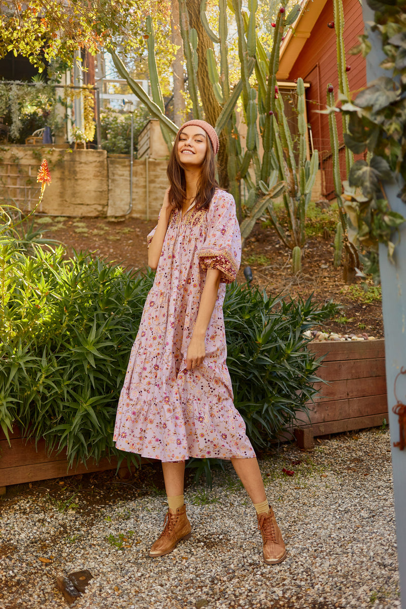 Miladys - Become a pro at mixing prints with one easy shift dress. (Did we  mention the super-flattering peasant neckline? It's a summer must-have.)  View More Dresses Here:  FASHION/Dresses.aspx