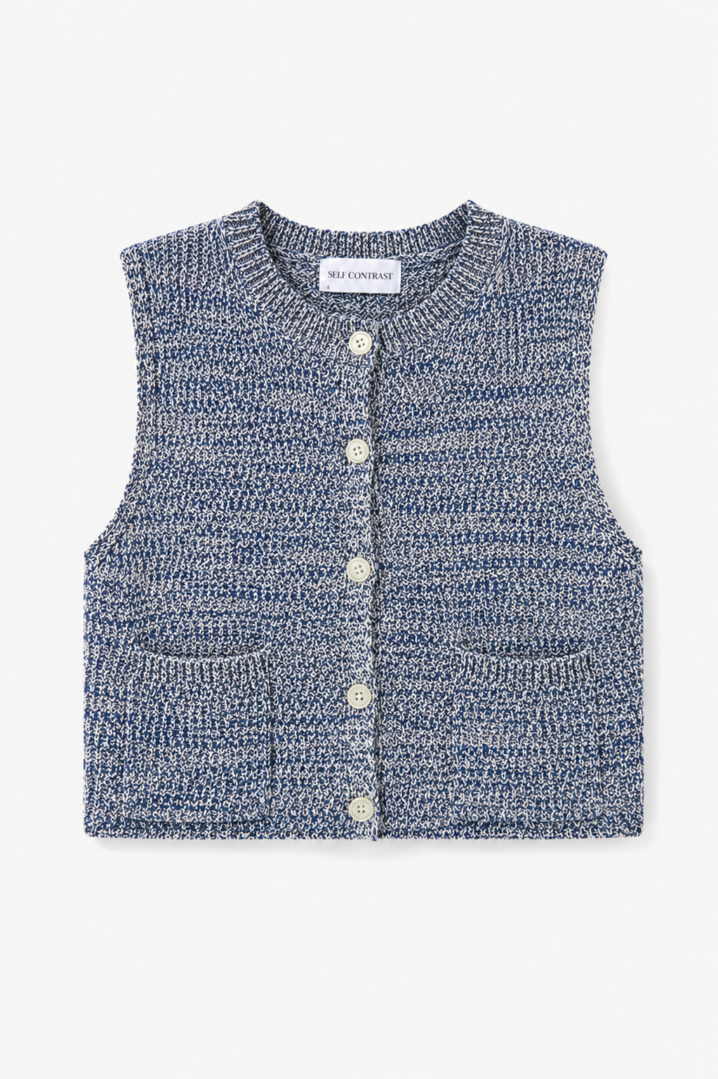 Adaline Sweater Vest – Self Contrast