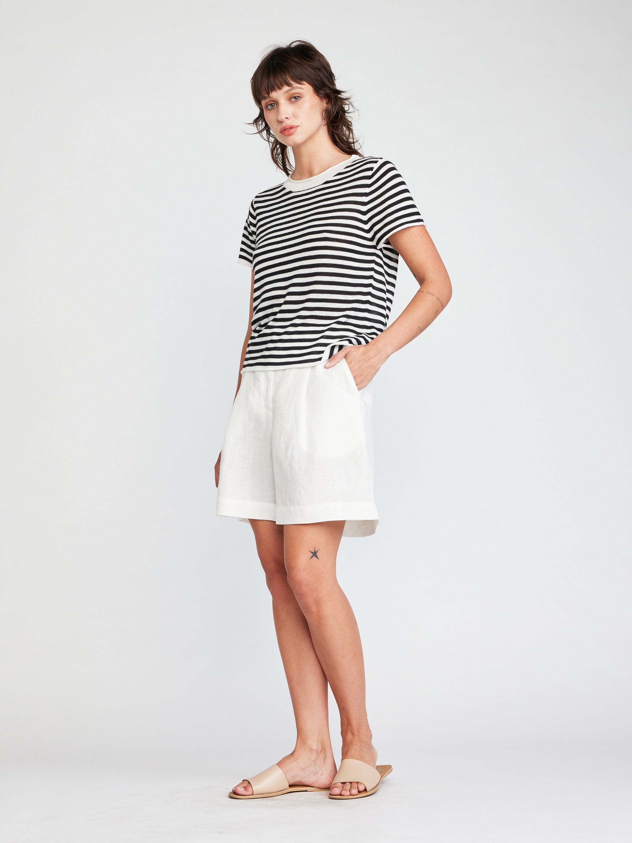 Celine Sweater Tee – Self Contrast